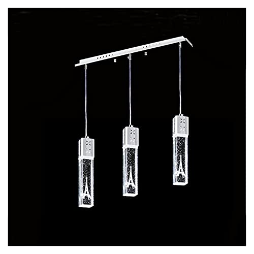 Lustre suspendu blanc 6 têtes résout le manque de lumière sur grande table - 7