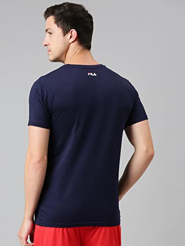 Image of FILA Men's Solid Straight T-Shirt