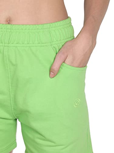 Image of CHKOKKO Women's Regular Cotton Regular Fit Plain Shorts for Women