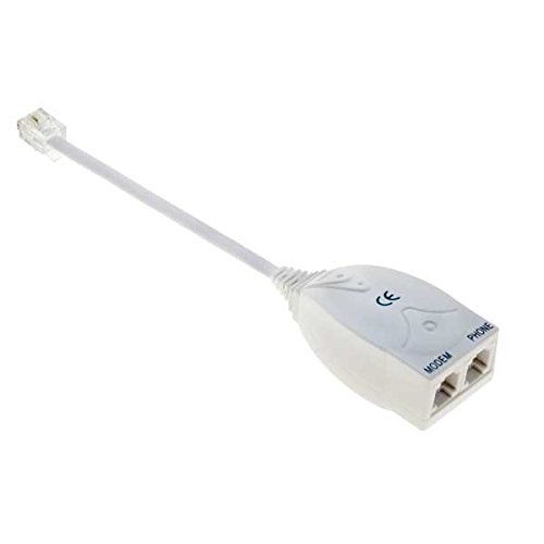 Life Electronics 38.0011039 Splitter Telefono Rj-11 M 2X Rj-11 F Bianco