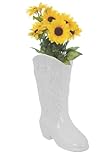 Hobby Lobby Boot-Shaped Vase (White)
