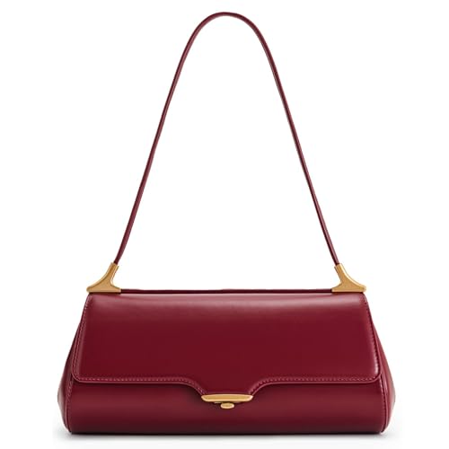 JW PEI Bolsa de ombro feminina Eloise, Borgonha, Medium