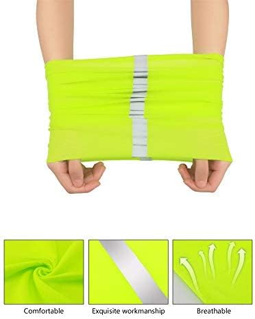 Miniatura 4 de SATINIOR 8 piezas de polaina reflectante para el cuello para hombre, pasamontañas de ciclismo, máscara facial, bandana para el sol para hombre