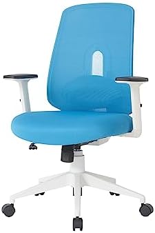 Nouhaus Palette Ergonomic Office Chair Comfortable Swivel Computer Desk Chair, Lumbar Adjust Rolling Chair. (Blue)