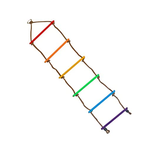 Fafeims Échelle de Corde d'escalade pour Enfants, Jouet D'entraînement Robuste à Tissage Multicouche pour Enfants