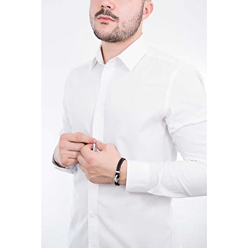 Diesel Armband Für Männer Stackables, L 18.5Cm Schwarzes Lederarmband, DX1247040 – Ansicht 3
