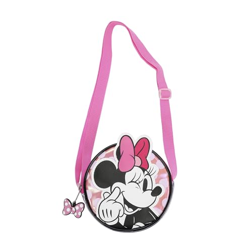 Disney Minnie Mouse Winking Pink 5.5 Mini Pu Handbag
