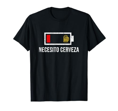 Necesito Cerveza. Humor cervecero Camiseta
