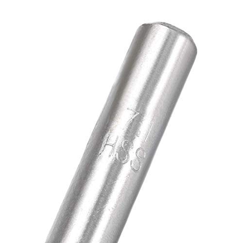 Sourcing Map 10pcs Foret Hélicoïdal Mèche 2,1mm En Acier Haute Vitesse HSS-4241 Pour Acier Alliage D'aluminium