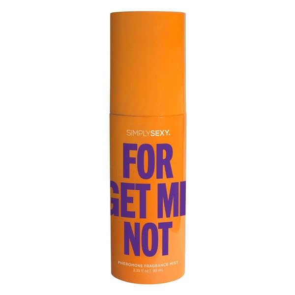 SIMPLY SEXY Forget Me Not Pheromone Body Mist Perfume - Women Cologne & Fragrances - Body Spray with Notes of Natural Orange, Lemon, Coconut, and Pear - 3.35 floz, 99 mL