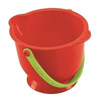 Hape Seau Enfant pour le Bain - Jouet Sans BPA - Ensemble 3 Seaux Colorés & Écoulements Différents - Jeu Bain Bébé dès 12 Mois - Coordination Oeil-Main & Motricité Fine