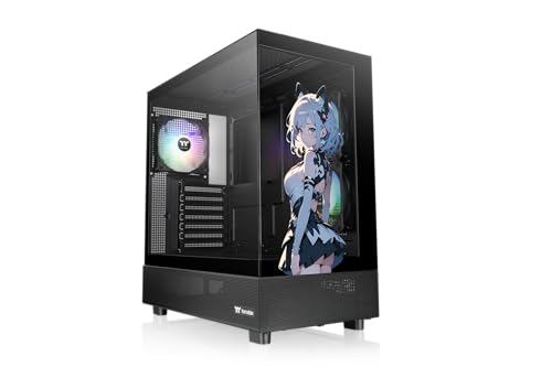Caja Mid Tower ATX Thermaltake View 270 SP con cristal templado gráfico y tres ventiladores ARGB