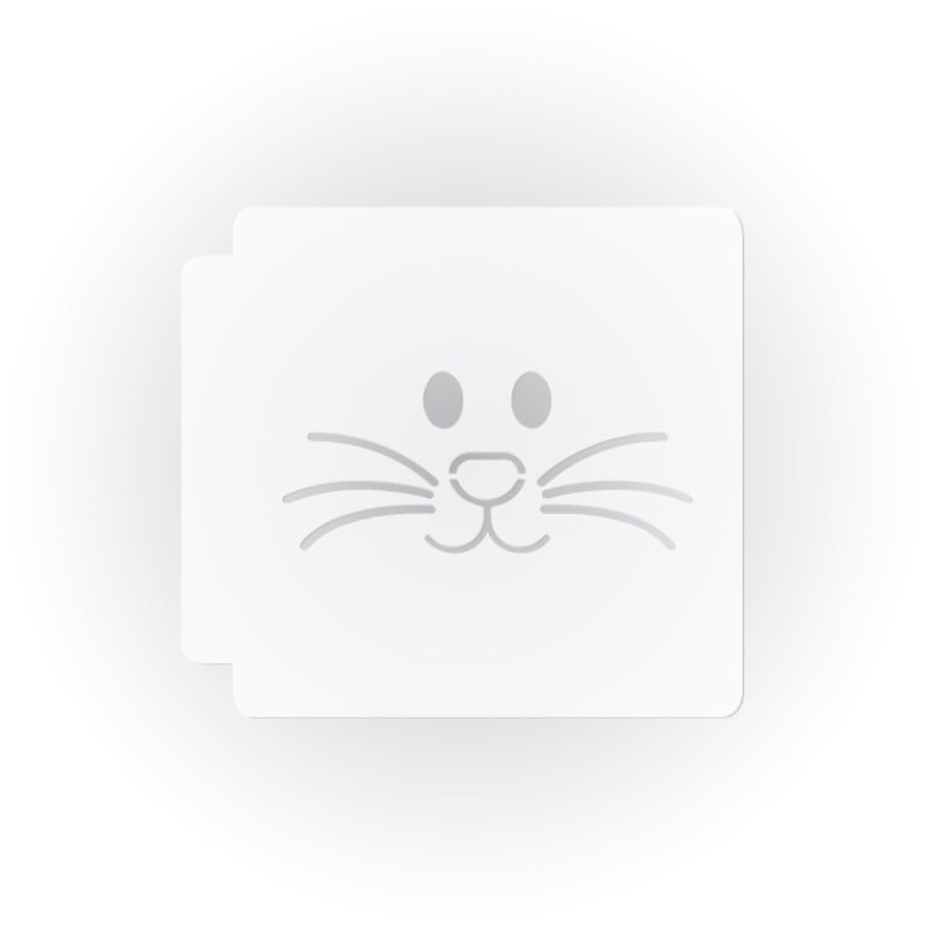 Bunny Face 783-F570 Stencil (5.5 inch)