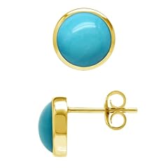 Genuine Arizona American Turquoise-14K Gold Plated
