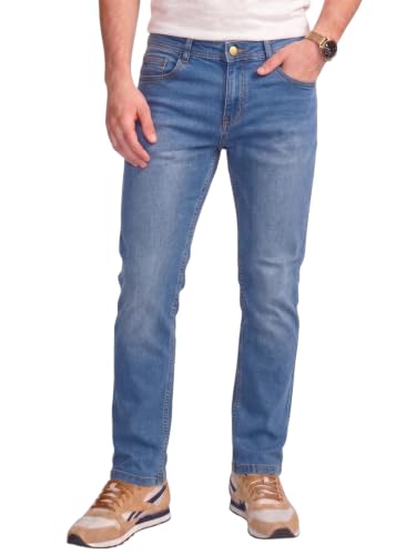 Image of Amazon Brand - INKAST Men Mid Rise Straight Fit Jeans | Denim Wear | Casual Pants | Straight Fit