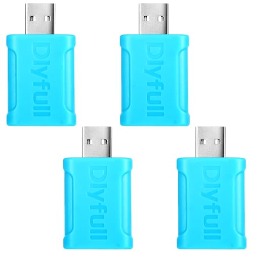 Copkim 4 Pcs CR425 Fishing Float Battery Charger Night Fishing Accessories USB Electronic Rechargeable Fishing Float Batteries Charger Devices Tackle Equipment Accessory for Night Fishing