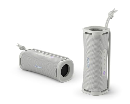 Sony ULT Field 1 - Enceinte Portable sans Fil Bluetooth ULT Power Sound, Basses Profondes, IP67, étanche à l'eau/poussière et antichocs, Batterie 12h, Prise d'appel, extérieur, Voyage - Blanc Cassé