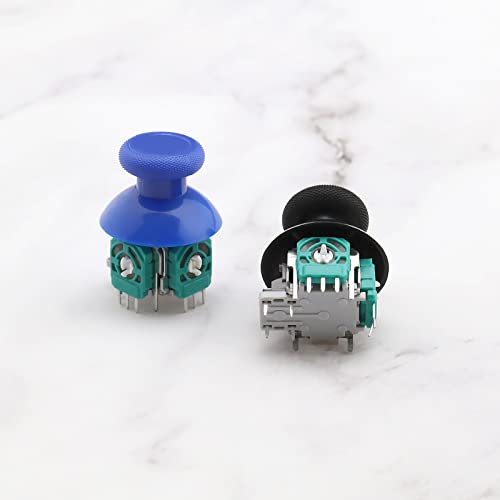 Image of Set of 15 Game Console Controller Repair Kit Compatible with Xbox One Controller 3D Analog Joystick Module & Thumbstick & Silicone Cap & Installation Tool