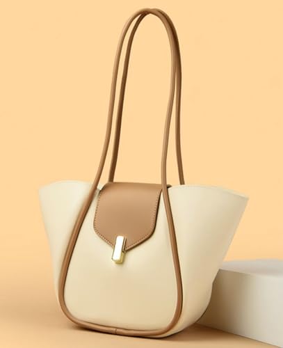 Women's Leather Tote Bag Set Practical Large Purse with Small Crossbody Bag Top Handle Designer Hobo for Daily Use3