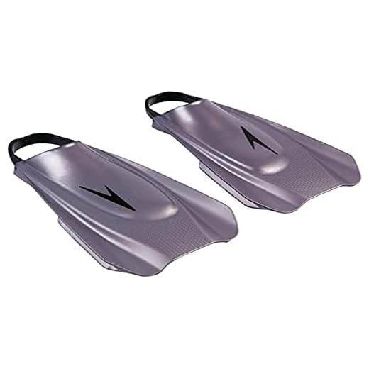 Speedo Aleta de Entrenamiento Fury, Adult Unisex, Gris, 45-46