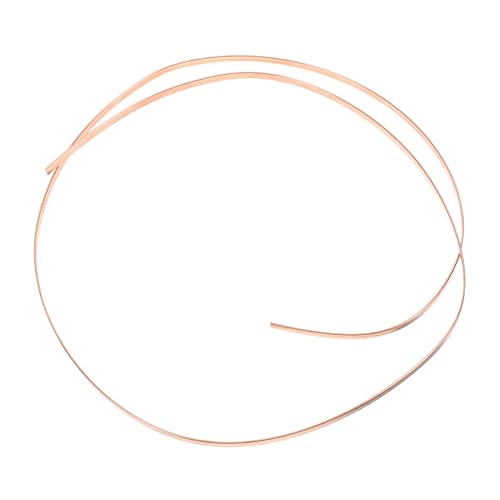 FUNOMOCYA Copper Row Bus Bar Copper Bus Bar DIY Copper Bar for DIY Copper Flat Bus Bar Copper Rod Copper Bus Rod Flat Copper Bus Bar Copper Bus Bar Flat Copper Bar Flat Copper Bars Rose Gold