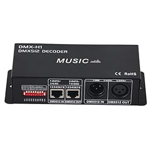 RGB LED-decoder, 3-kanaals RGB-decoder van ijzermateriaal voor sobere bar voor hotels voor bars(4A per enkele reis)