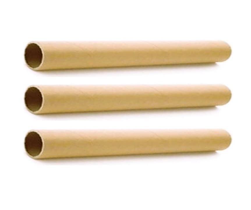 Cardboard Mailing Tubes Without Caps by AirKart (Brown) - Paper Tubes Mailers Without Caps for DIY Crafts, Storing & Shipping maps, documents and Work of Art (Length: 24 Inches (61 CM), Pack of 3) (B0BWNH2K7S) Amazon Price History, Amazon Price Tracker