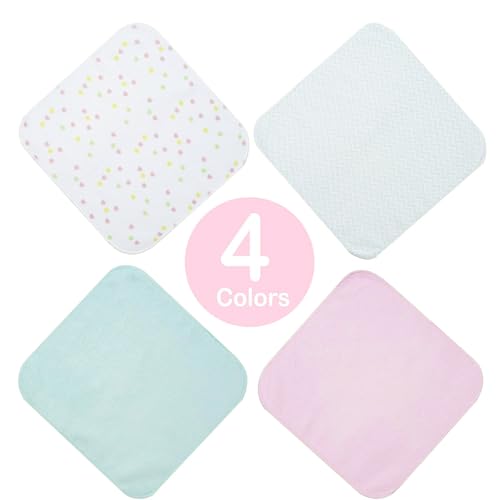 Image of softan Baby Washcloths, 24Pack Baby Wash Cloths Extra Soft & Ultra Absorbent, Baby Towels and Washcloths Face Towel Unisex for Boys Girls Face & Body, Washclothes Gentle on Sensitive Skin, 9x9 Unicorn