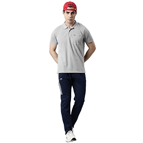 Image of Proline Colorblocked Cotton Regular Fit Mens Track Pants