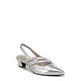 Life Stride Womens Monique Slingback Pump Silver Metallic 9 M