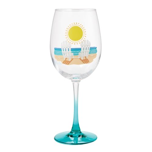 Image of Lolita Sun On The Beach Wine Glass