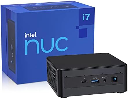 Intel NUC 11 NUC11PAHi7 Panther Canyon Desktop Mainsteam Kit, Barebone，Intel Core i7-1165G7 4-Core, 2.8 GHz – 4.7 GHz Turbo，8 Thread, 12MB Cache, 28W Intel Iris Xe Graphics,Add't Components Needed.