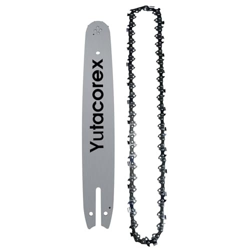 Yutacorex 16inch Chainsaw Guide Bar and Chain Combo