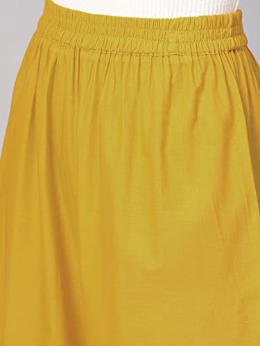 Image of Go Gazab - Stylish Women's Palazzo: Trendy Rayon Solid Color Ethnic Wear Palazzo