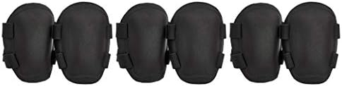 AmazonCommercial Over/Under Knee Pads, 21.6 cm, Black, 1 pair