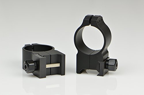 Warne 30mm Tactical X-High Matte Rings Black, One Size
