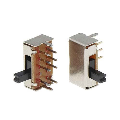 Micro interrupteur 8 broches bouton latéral pour circuit PCB DP3T - 3