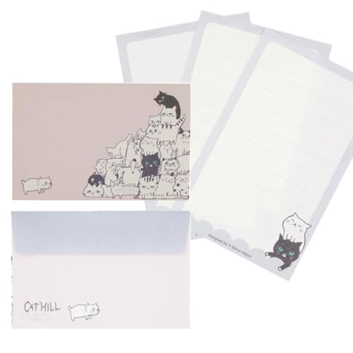 Amazon.co.jp: ミニレターセット 【キャットヒル】 ピンク ML