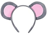 DaliDali Animal Ears Headband for Halloween Festival Party Cosplay, Animal Headbands Suit for Most People - Mouse Ears Headband For Adult Fashion Hairband for Makeup Face Washing