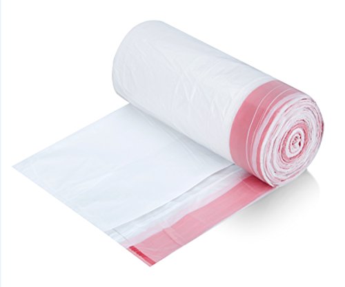 Feiupe 2.6 Gallon Drawstring Trash Bag Garbage Bag Trash Can Liner (60 Bags)