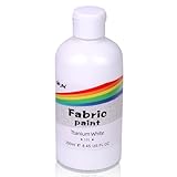 Colorful 250 ml Fabric Paint-Ttanium White