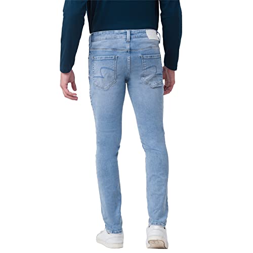 Image of Spykar Lt.Men's Mid Rise Slim Fit Jeans