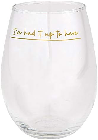 slant collections Creative Brands Jumbo - Vaso de vino sin tallo, 30 onzas, lo tenía