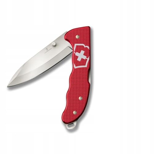 Victorinox Evoke Alox Single Blade Swiss Army Pocket Knife, Red