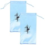 Satén protector: hecho de satén suave, esta bolsa proporciona un entorno protector para sus zapatos de ballet, bolsa para zapatos de baile para mujer, bolsa de almacenamiento para zapatos de baile