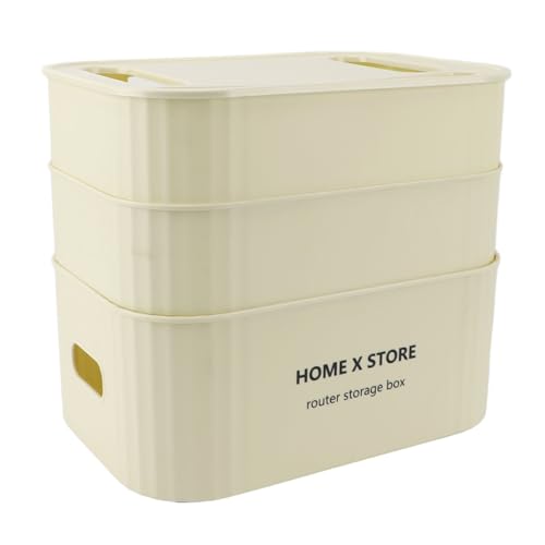 Support de stockage hider ventilé pour cacher la box internet et les fils