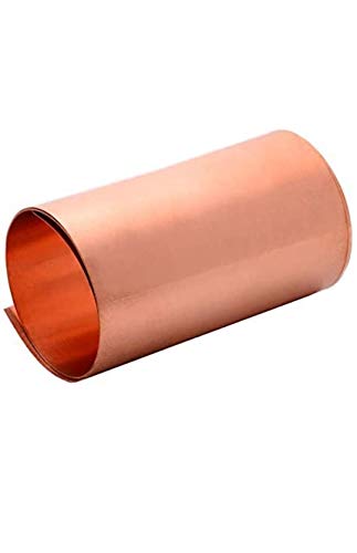 Image of AVIATION METAL & ALLOYS 99.9% Pure Copper Sheet Foil Long For Experiments Art Crafts Crafting Embossing | Vastu | Baby Toys | Vastu | Foil Art Copper foil(0.05mm thick 100mm x 1000mm Long