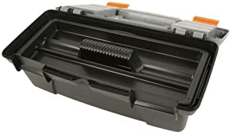 Mercury | Small durable plastic toolbox with tote tray and lid storage