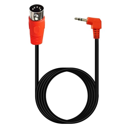 Câble DIN 5 pin 90 degrés mâle pour réparer les pertes de signal sur carte son et instrument