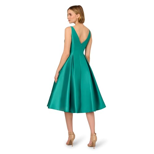 Image of Adrianna Papell Sleeveless Tea Length Dress